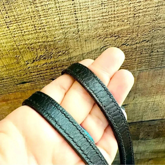 Rare Y2K Vintage Ralph Lauren Coated Canvas Leather Shoulder/Tote Bag - Picture 9 of 13